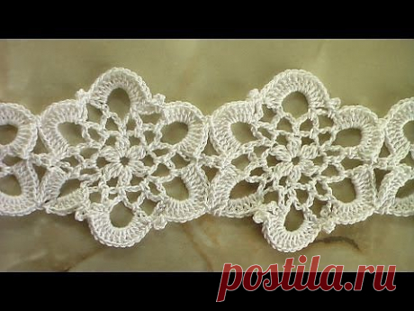 ▶ Безотрывное вязание мотивов крючком - YouTube
