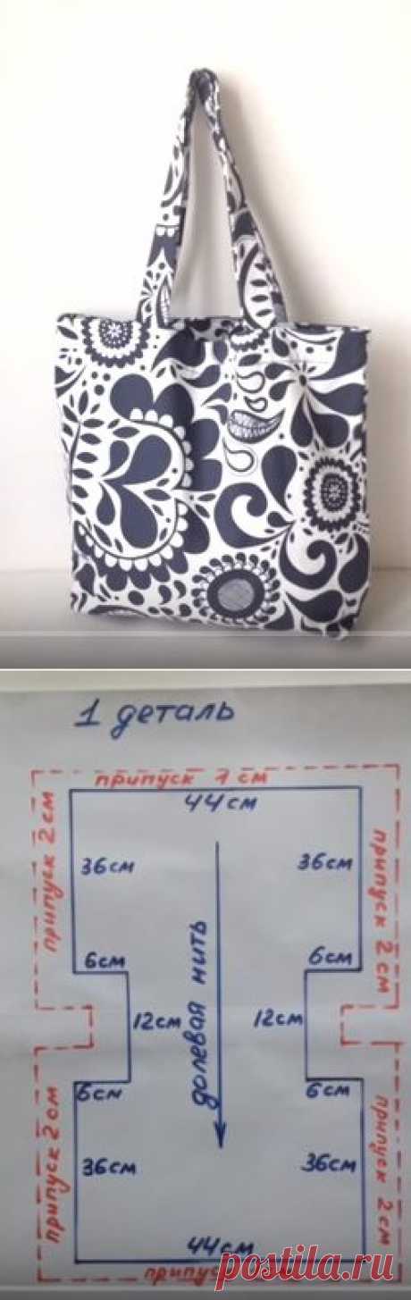 КАК СШИТЬ ПЛЯЖНУЮ СУМКУ