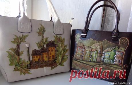 Потрясающие сумки из кожи