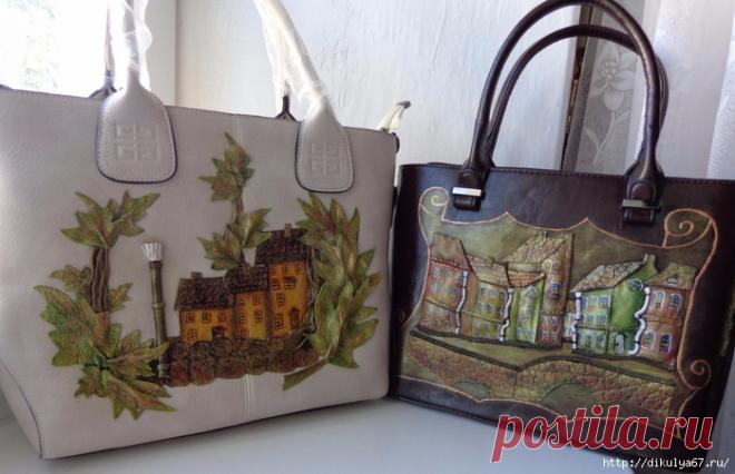 Потрясающие сумки из кожи