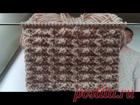 Узор, который изумляет своей фактурностью❤ knitting pattern.