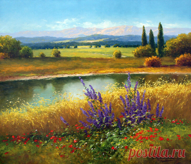 Как прекрасна природа... Художник Gerhard Neswadba
