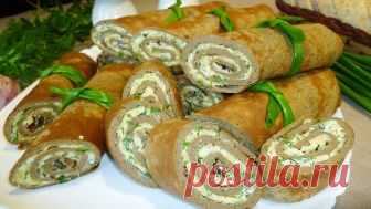 Печеночные блинчики с сырной начинкой. Просто! Быстро! Вкусно!