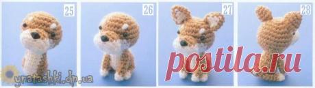 вязаная собачка