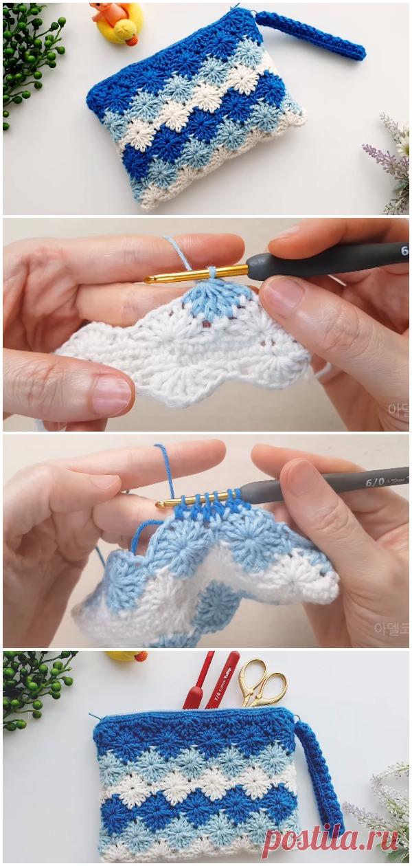 Легкая сумка для вязания крючком - ilove-вязание крючком