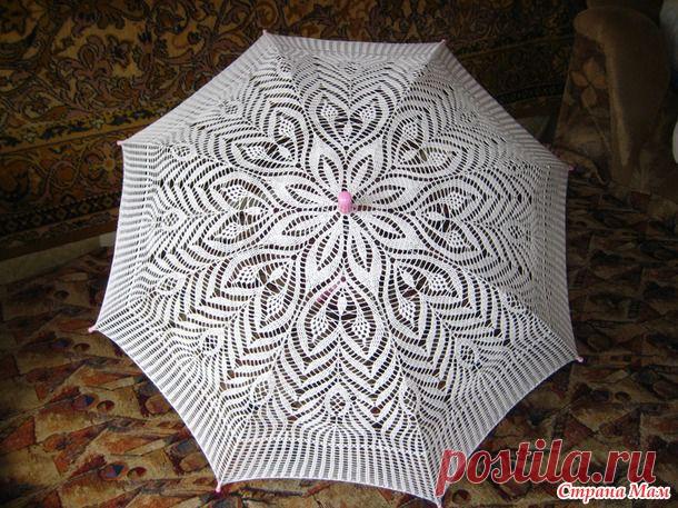Подскажите, как снять ткань с зонта. - Все в ажуре... (вязание крючком) - Страна Мам