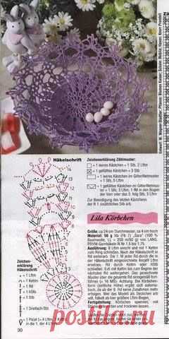 Crochet Basket. Вязаные вазы.