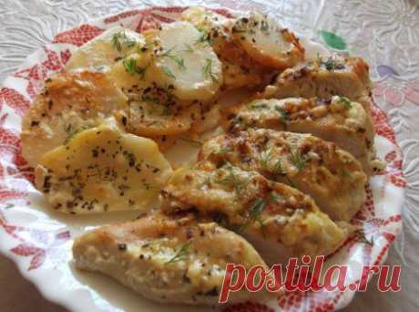 Куриные грудки в сметане &amp;raquo; Жрать.ру