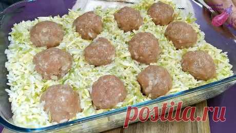 Вкусный ужин из фарша и кабачков