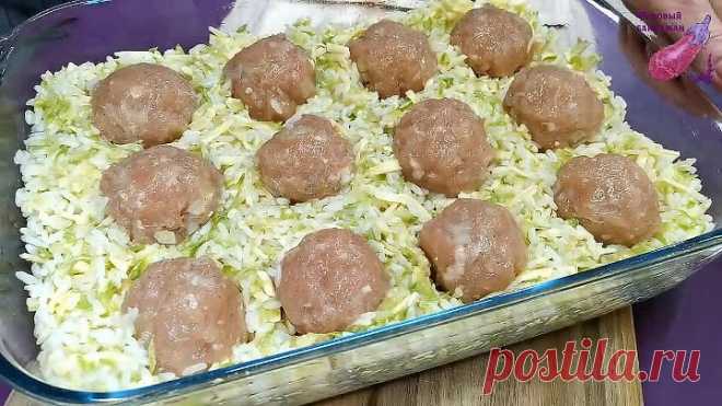 Вкусный ужин из фарша и кабачков