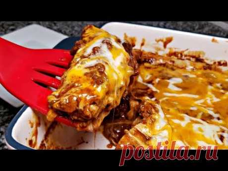BEEF ENCHILADAS | Easy Enchilada Sauce Recipe | How To Make Cheesy Baked Enchiladas