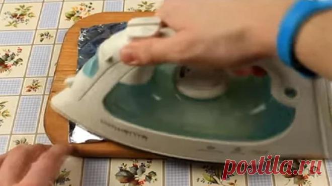 Я бы не подумала делать ЭТО утюгом! Теперь удивляю родных и друзей!