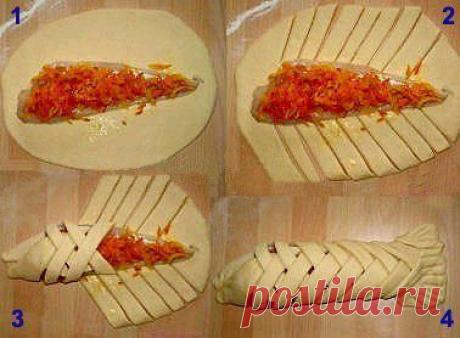 Филе рыбы, запеченное в тесте.