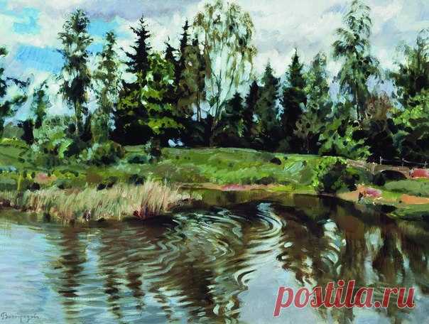 Сергей Арсеньевич Виноградов (1869-1938). Озеро в... / Удивительное искусство
