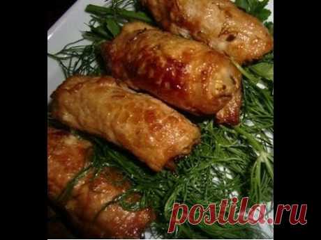 Мясные пальчики из свинины с начинкой !