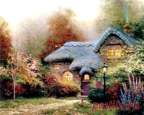 живопись Thomas Kinkade - 69 фото. Фотографии Валентин Иванов.