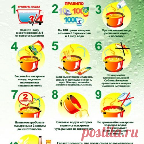 10 ЗОЛОТЫХ ПРАВИЛ ПРИГОТОВЛЕНИЯ МАКАРОН