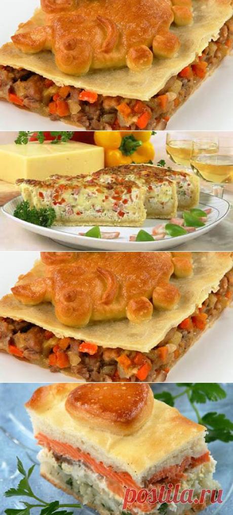 Рецепты вкусных пирогов для семейного обеда.