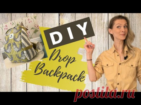 DIY Как пошить рюкзак ‘Капелька’ своими руками? / Handmade Drop Backpack / Damla Sırt Çantası yapımı