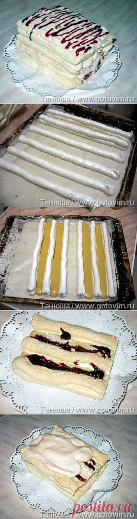 Австрийский десерт Kardinalschnitten - разрез необычный, вкус неземной!