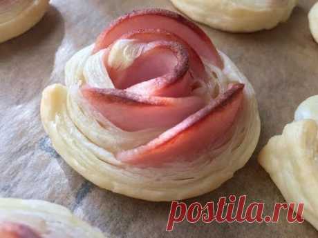 Розочки с колбасой