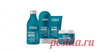 L'Oreal Professionnel Pro-Keratin Refill — полный обзор средств серии Принцип действия ПРО Кератин от Лореаль. Обзор средств серии: шампунь, бальзам, маска. Состав препарата и свойства компонентов. Пошаговая инструкция по применению. Противопоказания. Эффект и рекомендации. Средняя цена по РФ. Плюсы и минусы.