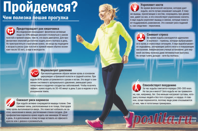 Чем полезна пешая прогулка