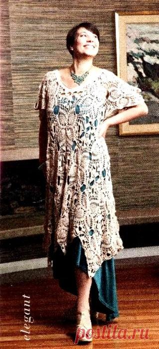 Туника из мотивов - САМОБРАНОЧКА рукодельницам, мастерицам