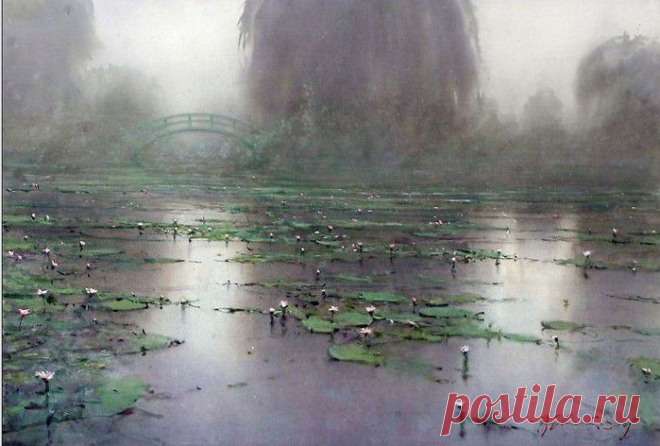 Piet Lap. Прекрасные акварели