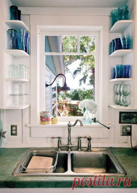 17 простых идей организации пространства маленькой кухни