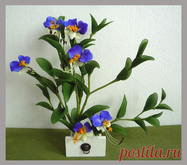 Цветы из капрона. орхидеи., орхидеи из капрона - на бэби.ру