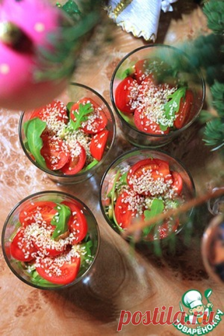 Салат с креветками и авокадо - кулинарный рецепт