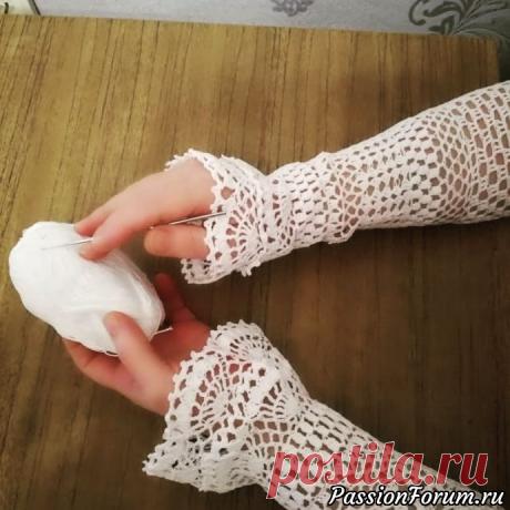 Митенки. Лето не за горами - запись пользователя grig2gor (Галина) в сообществе Вязание крючком в категории Вязаные крючком аксессуары