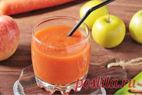 Вкуснейший смузи из моркови и яблок - Счастливый формат