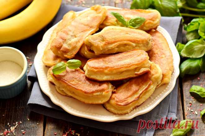 Если обмакнуть бананы в тесто и поджарить… получается безумно вкусно, мои дети от них в восторге, а готовить 10 минут - Женский журнал Простое и вкусное лакомство к чаю за считанные минуты. Такие жареные бананы в тесте нравятся всем без исключения, особенно деткам. Тесто здесь простейшее – на кефире, замешивается быстро...