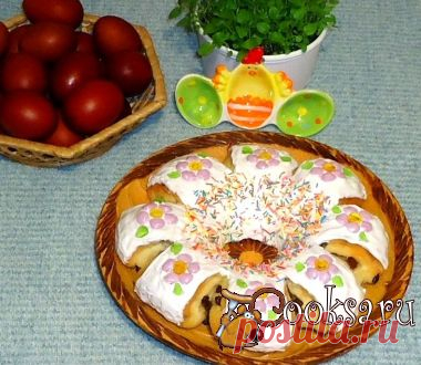 Пасхальный венок фото рецепт приготовления