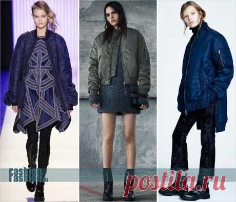 Тёплый бомбер: модные ориентиры |Осень-зима 2016-17 на Fashion-fashion.ru
