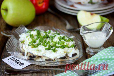 Сельдь под сметанно-яблочным соусом - рецепт с фотографиями