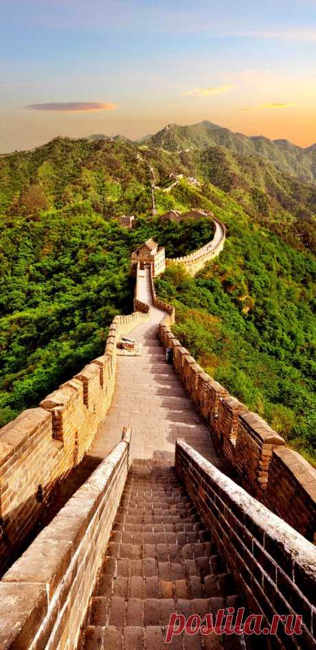 The Great Wall of China – one of the Seven Wonders of the Modern World - a reminder that the civilizations of China and the times of Lao Tzu and Confucius reached great heights of wisdom and illumination well before there was a stirring of culture in the west.