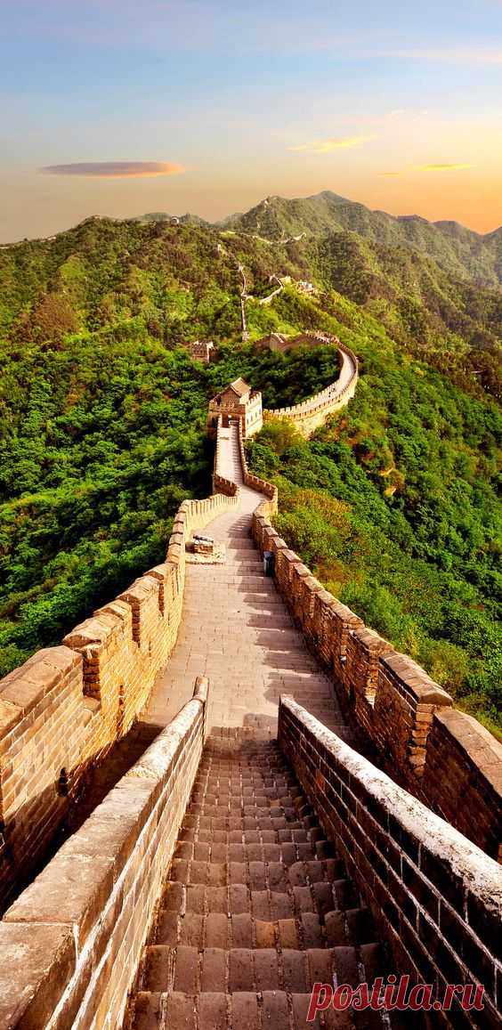 The Great Wall of China – one of the Seven Wonders of the Modern World - a reminder that the civilizations of China and the times of Lao Tzu and Confucius reached great heights of wisdom and illumination well before there was a stirring of culture in the west.