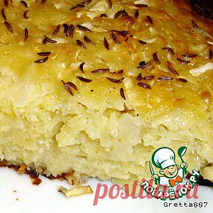 Пирог из капусты - кулинарный рецепт