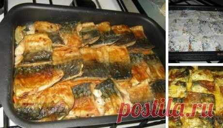 Скумбрия в духовке | Банк кулинарных рецептов
