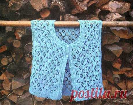 Вязаный жилет &quot;Одуванчик&quot; ~ knitted vest