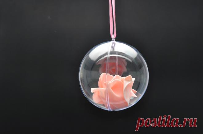 10 шт. Романтический Дизайн Новогодние товары Аксессуары прозрачный шар может открыть Пластик Новогодние товары ясно безделушка орнаментом подарок купить на AliExpress