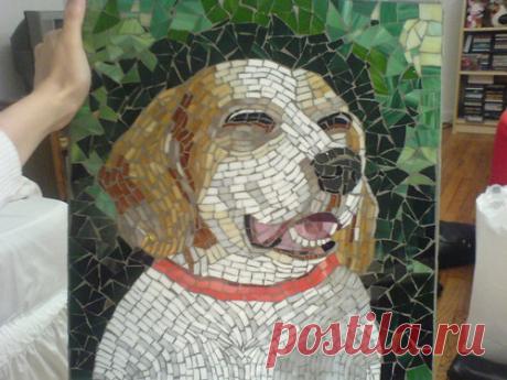 Dogs in Modern Mosaic Art – Beagle, Boston Terrior, Bulldog, Chow, Dachshund, Dane, Dalmation, Doberman, Husky, Lab, Pit Bull, Pug, St. Bernard, Shepherd, Shih Tzu, Tibetan Terrior | Mosaic Art Source