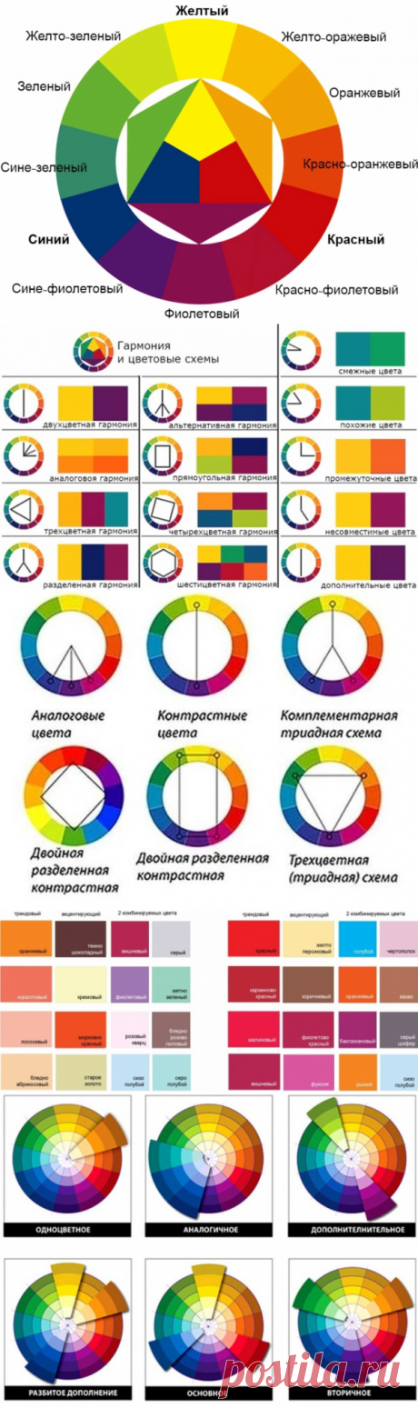 ​Что рукодельнице важно знать про цветовые сочетания