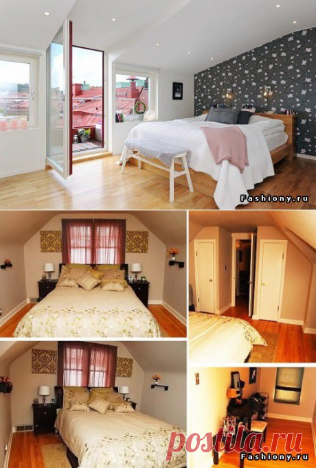 Чердак! Идеи оформления мансарды / спальня в мансарде дизайн