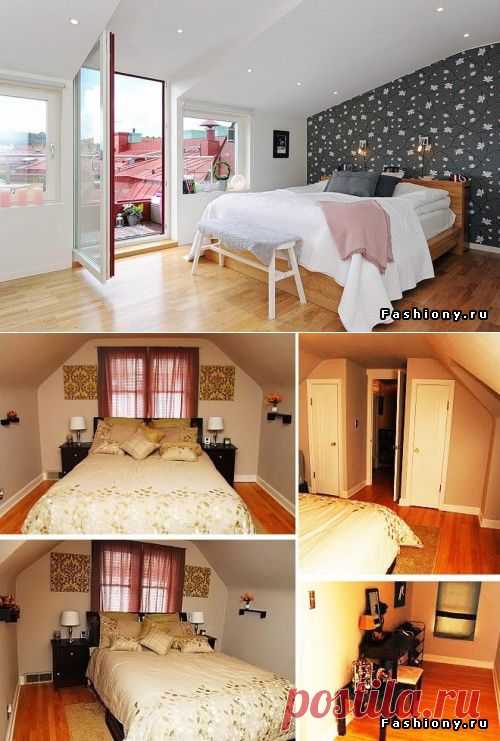 Чердак! Идеи оформления мансарды / спальня в мансарде дизайн
