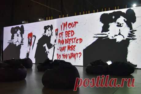 Во Владимире появилась посвященная Banksy выставка. В центре современной культуры Флигель во Владимире открылась выставка, посвященная работам Banksy и других современных зарубежных и российских художников. Выставка приехала во Владимир благодаря коронавирусным ограничениям — изначально ее планировалось провести в Таллине.