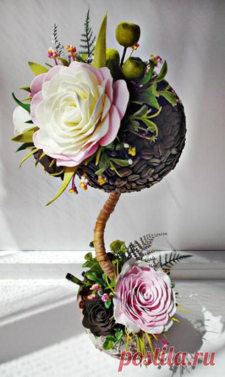 Топиарий из фоамирана: мастер-класс, интересные идеи